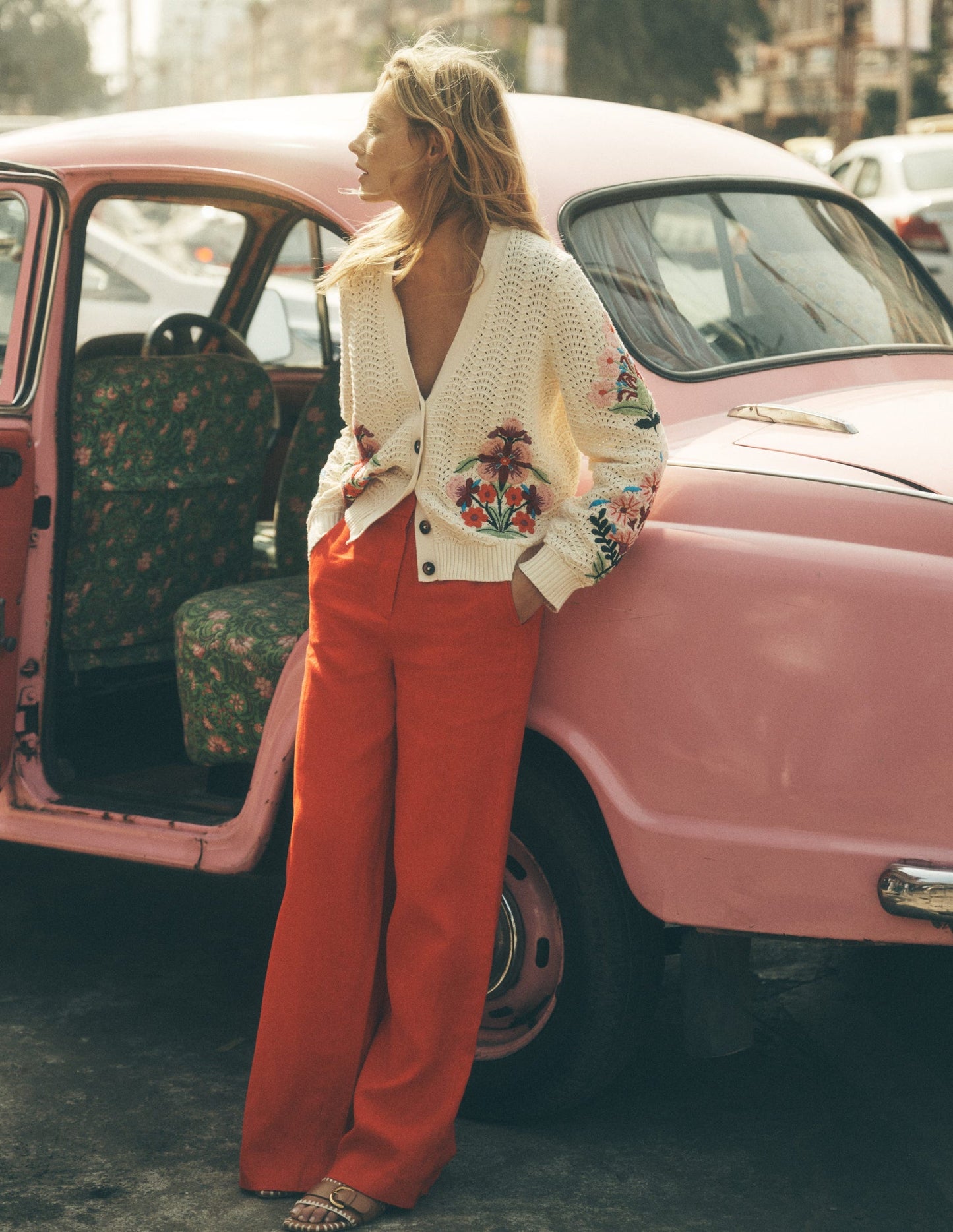 Relaxed Cotton Stitch Cardigan