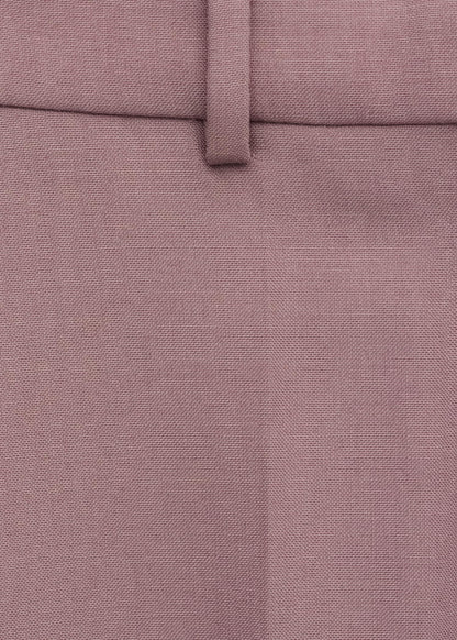 Flared wool suit trousers