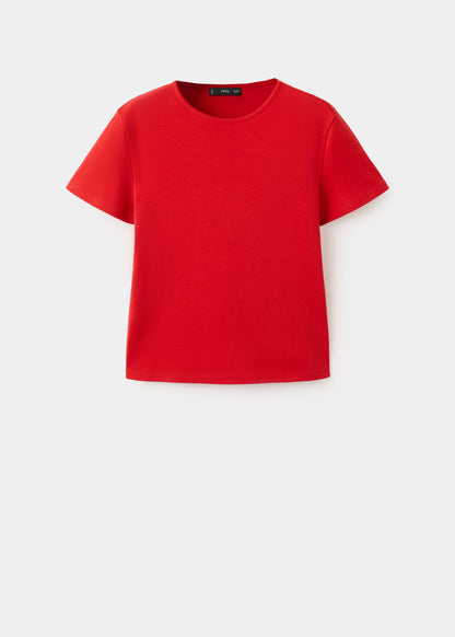 Short-sleeved cotton t-shirt