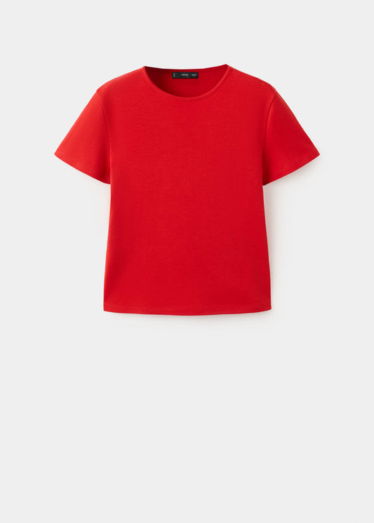 Short-sleeved cotton t-shirt