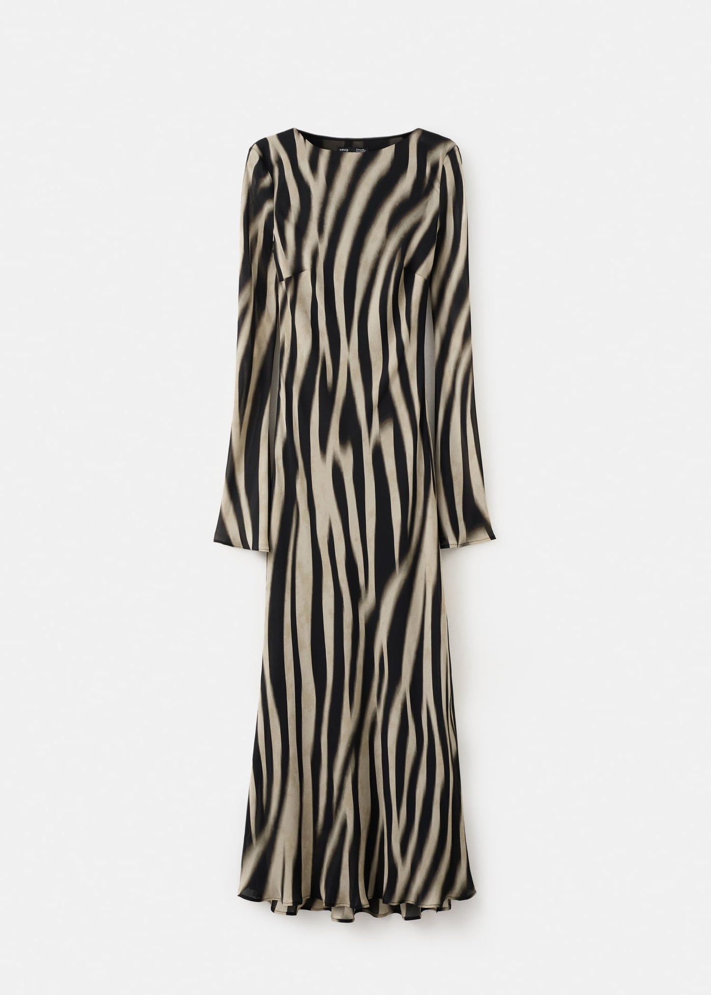 A-line animal-print dress