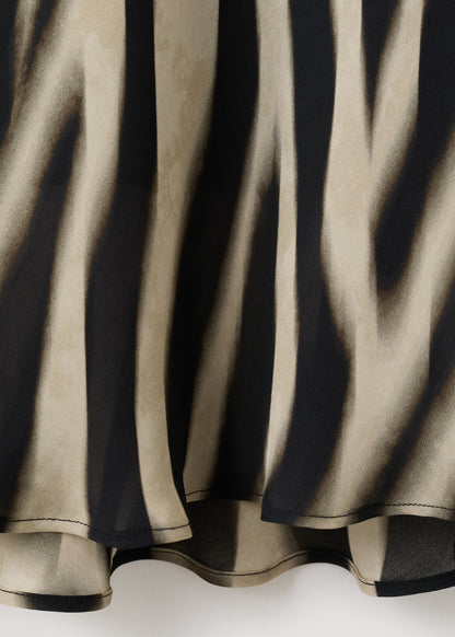 A-line animal-print dress