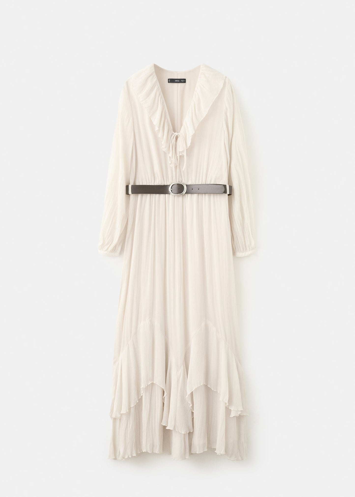 Long ruffled dress