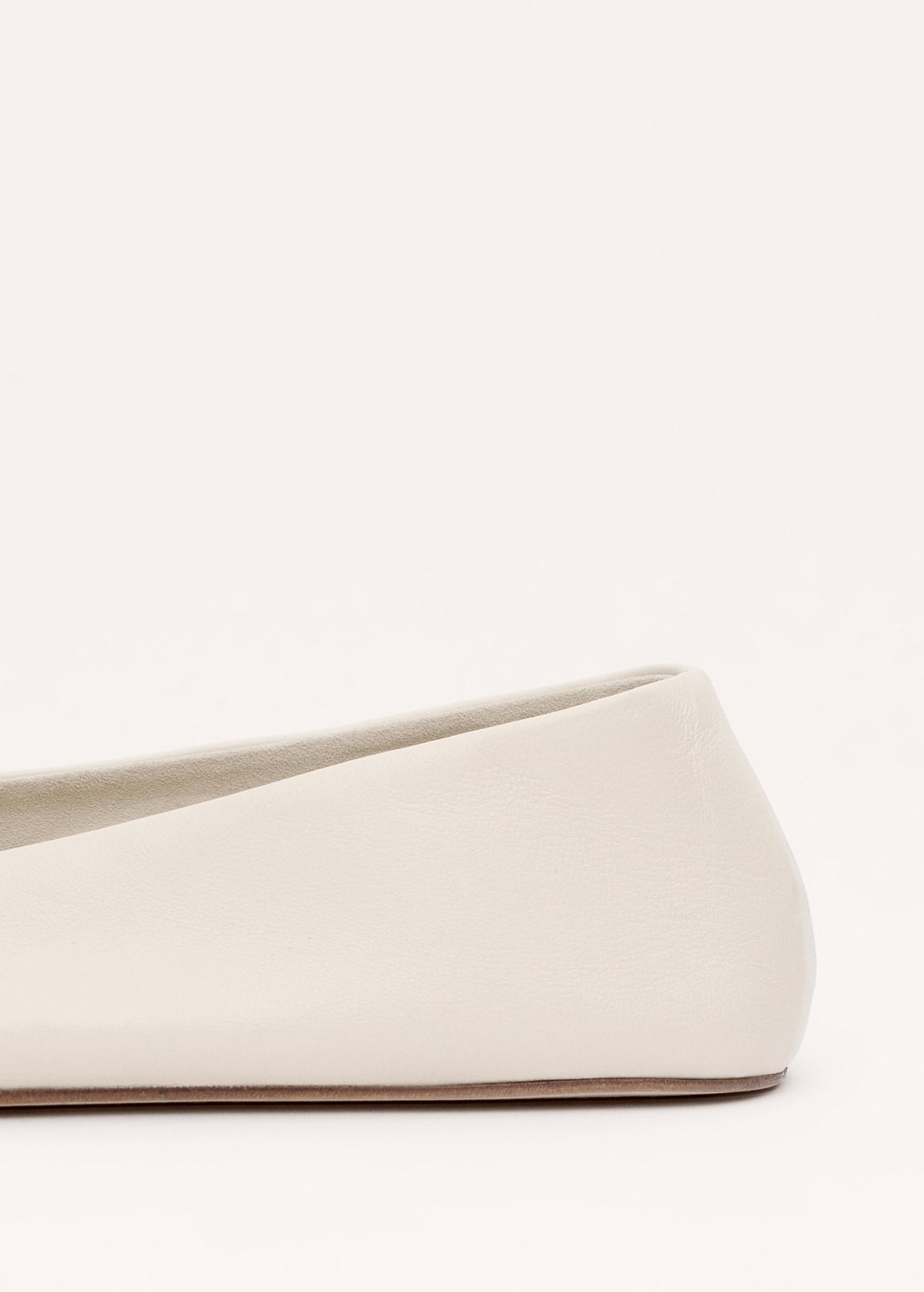 Leather ballet flats