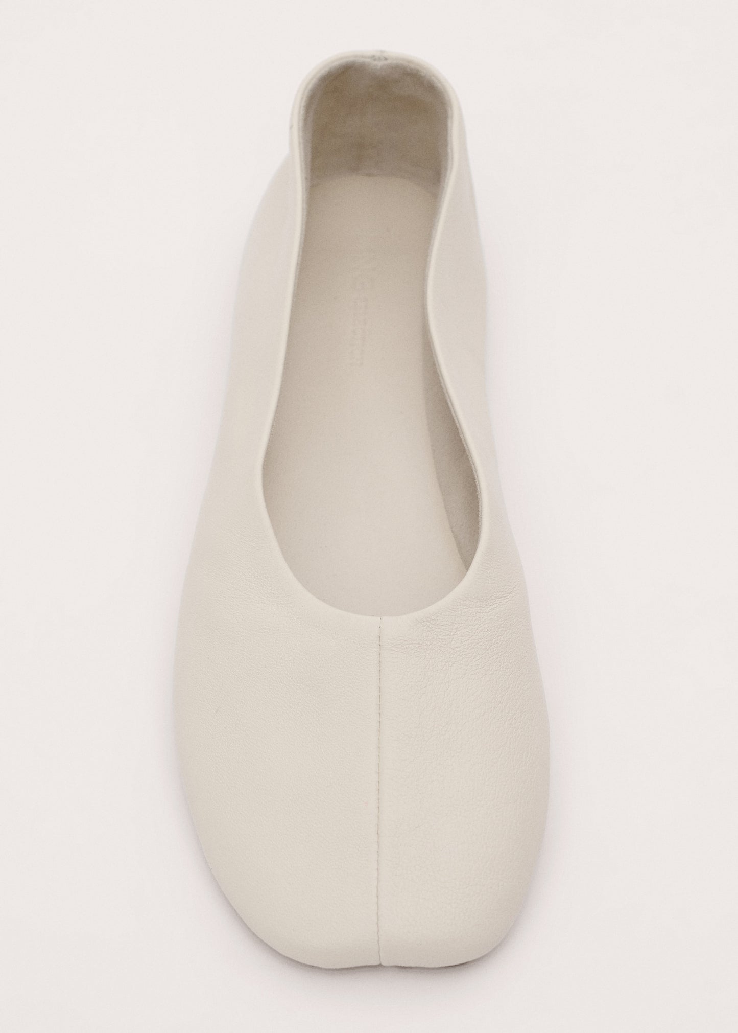 Leather ballet flats
