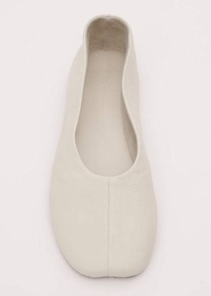 Leather ballet flats