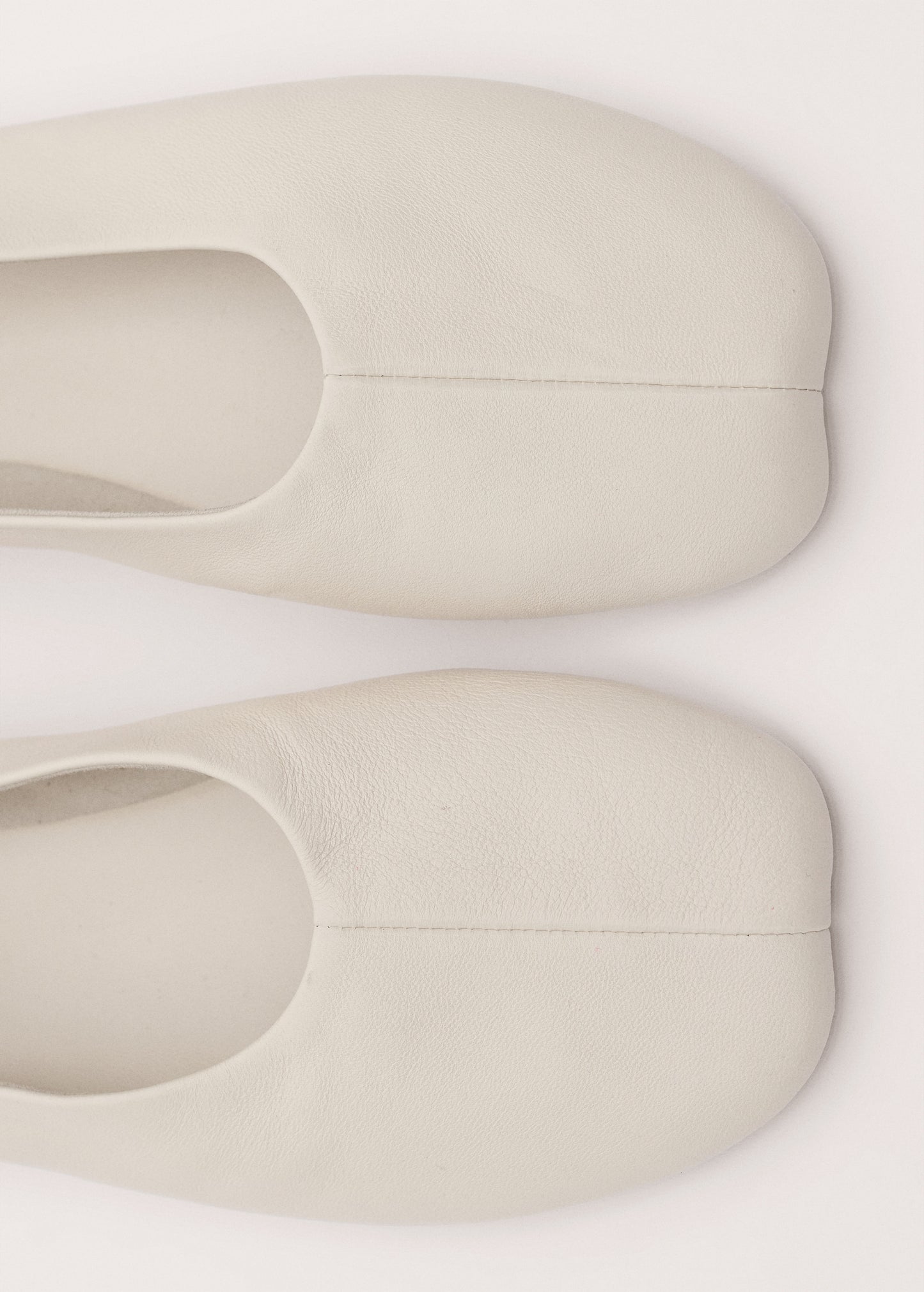 Leather ballet flats