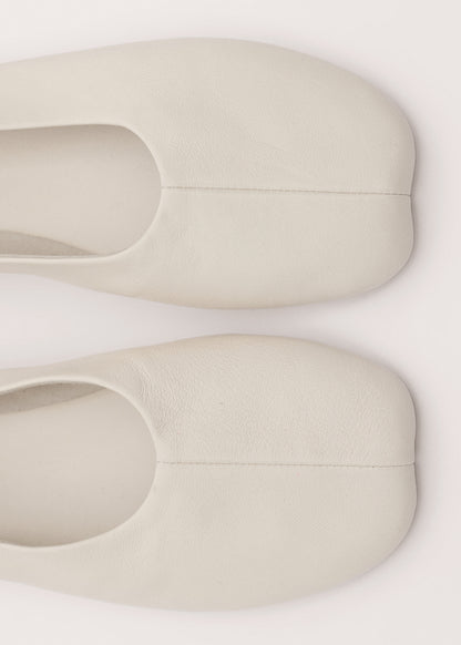 Leather ballet flats