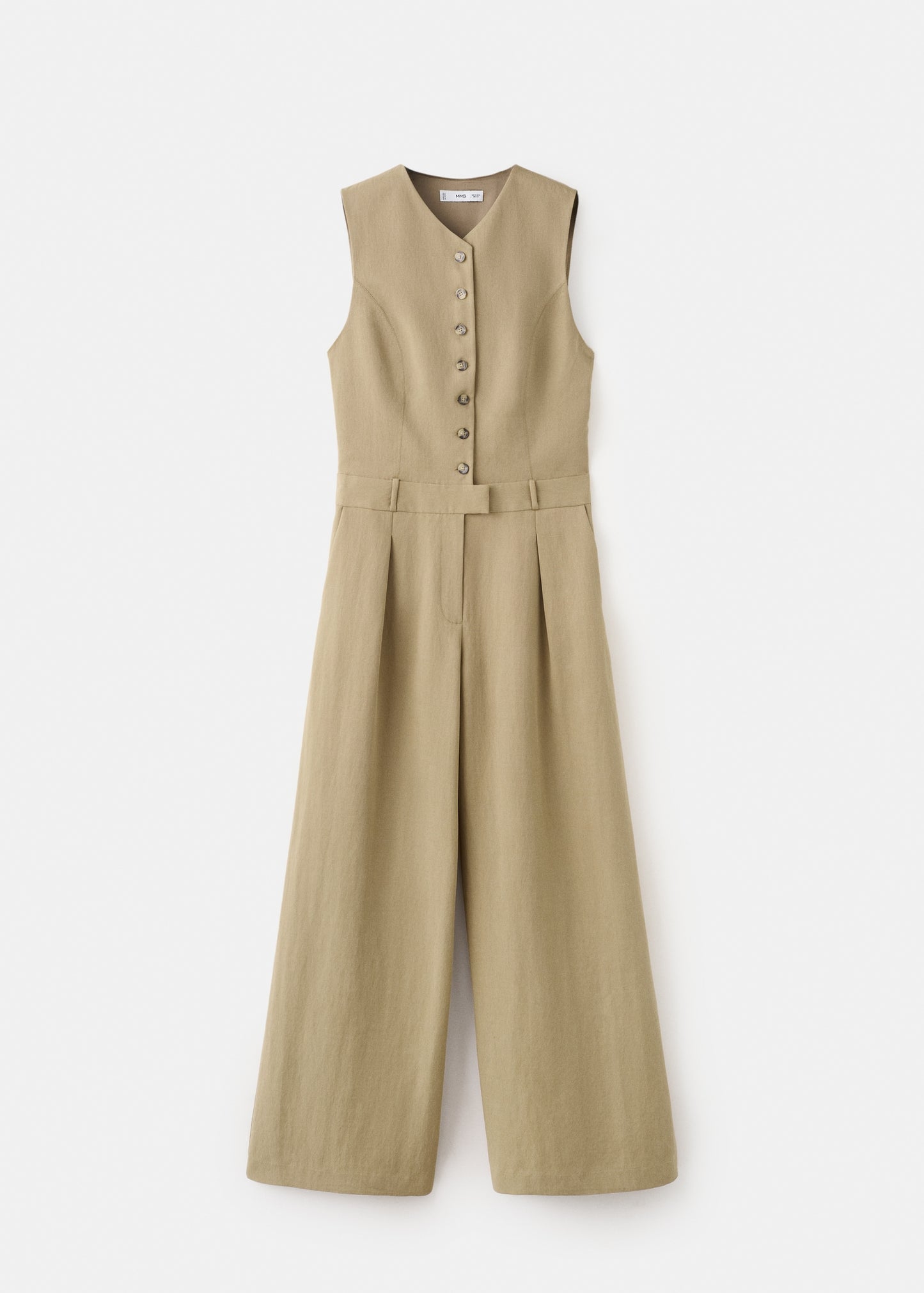 Lyocell combined jumpsuit