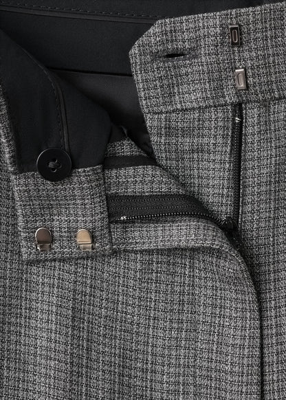 Straight-fit linen-blend suit trousers