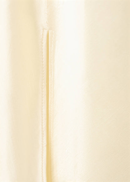Satin V-neck dress