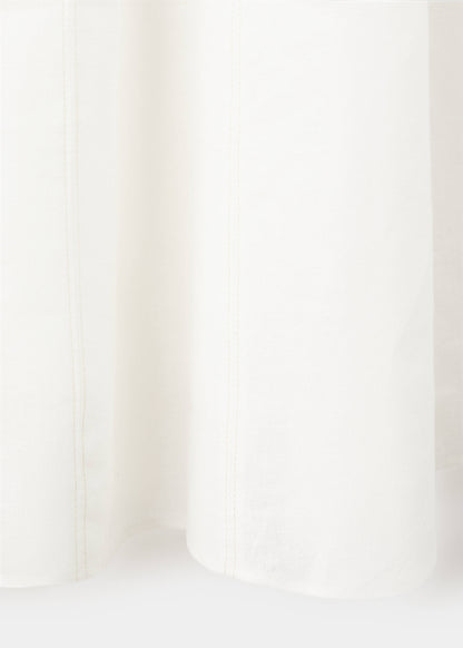 A-line linen dress