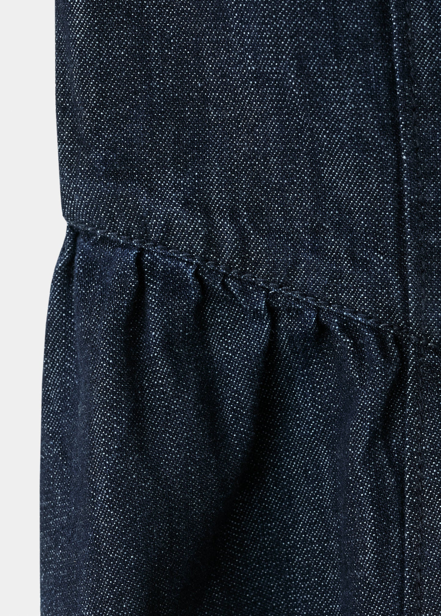 Strapless denim dress