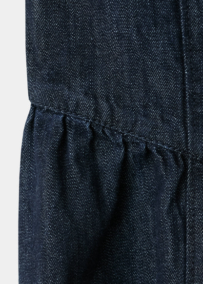 Strapless denim dress