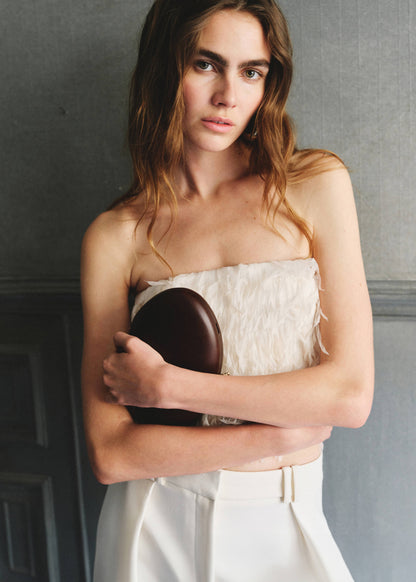 Textured crop top