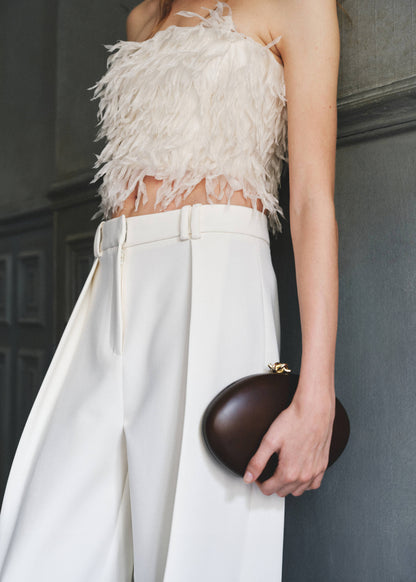 Textured crop top