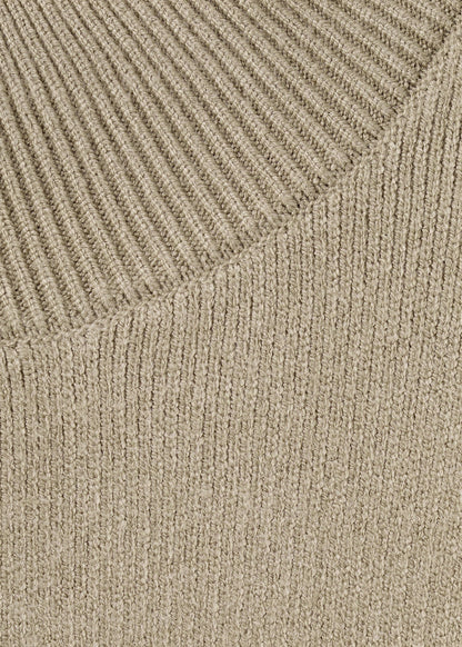 Oversized perkins-neck sweater