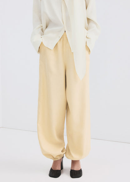 Lyocell balloon trousers