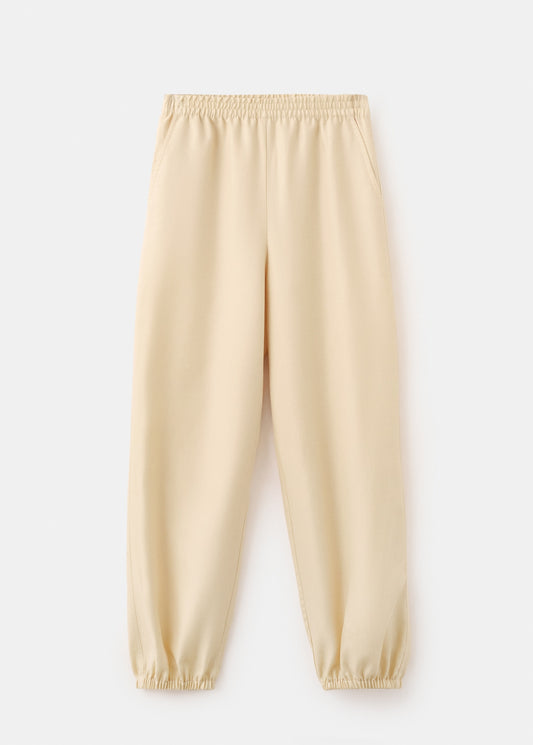 Lyocell balloon trousers