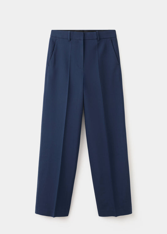 Straight low-rise suit trousers