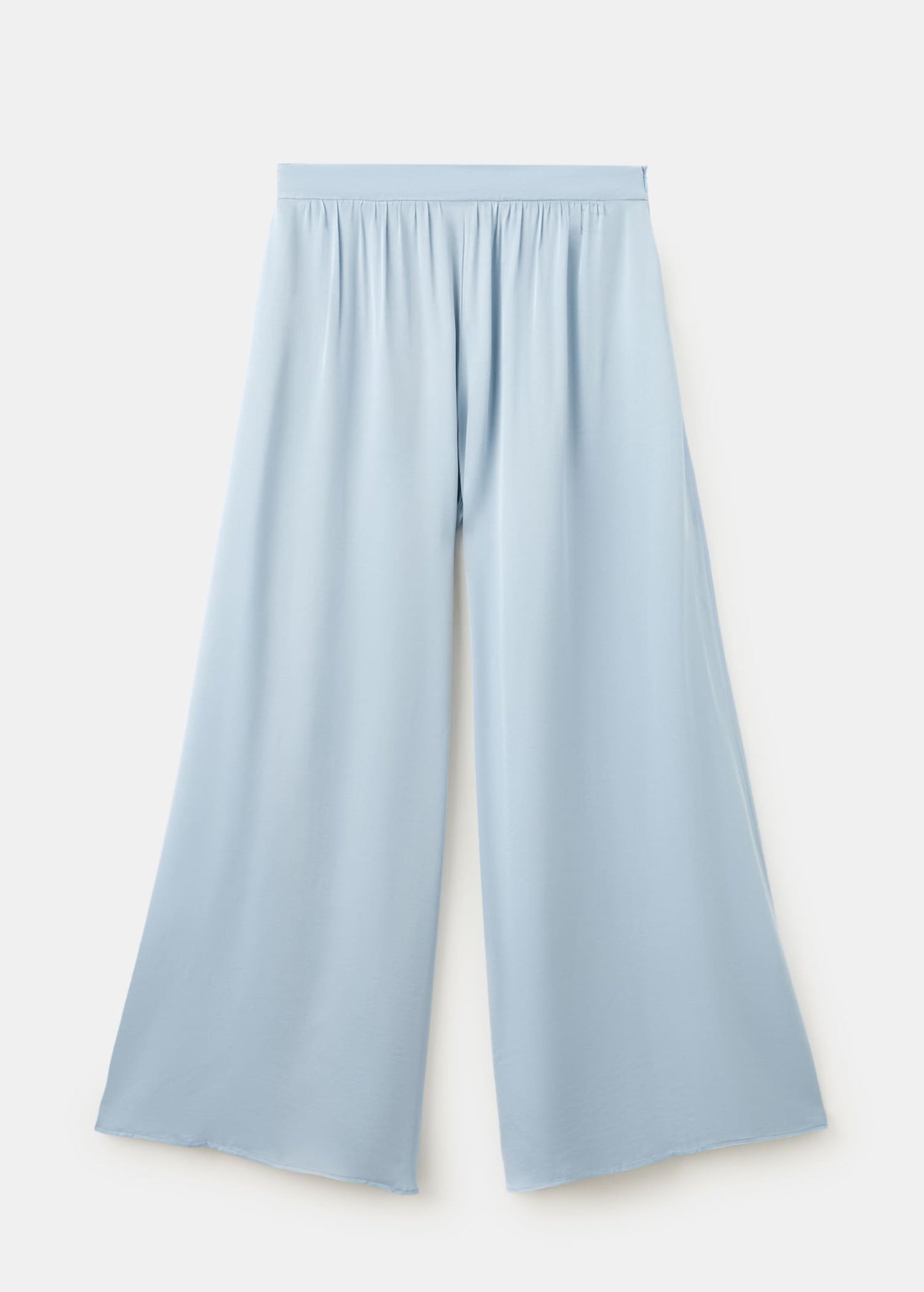 High-waist straight trousers