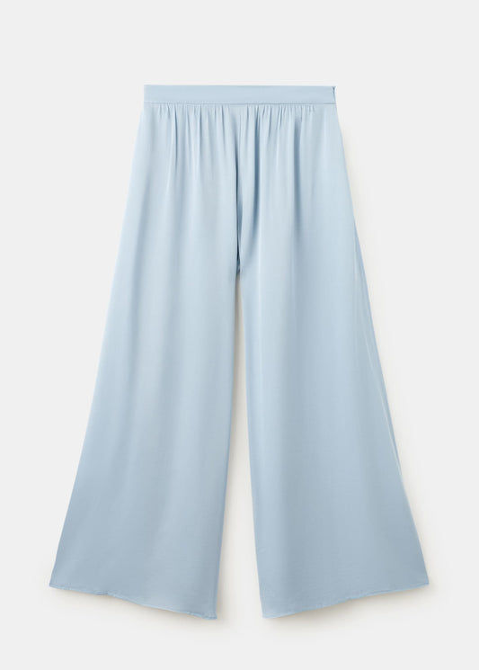 High-waist straight trousers