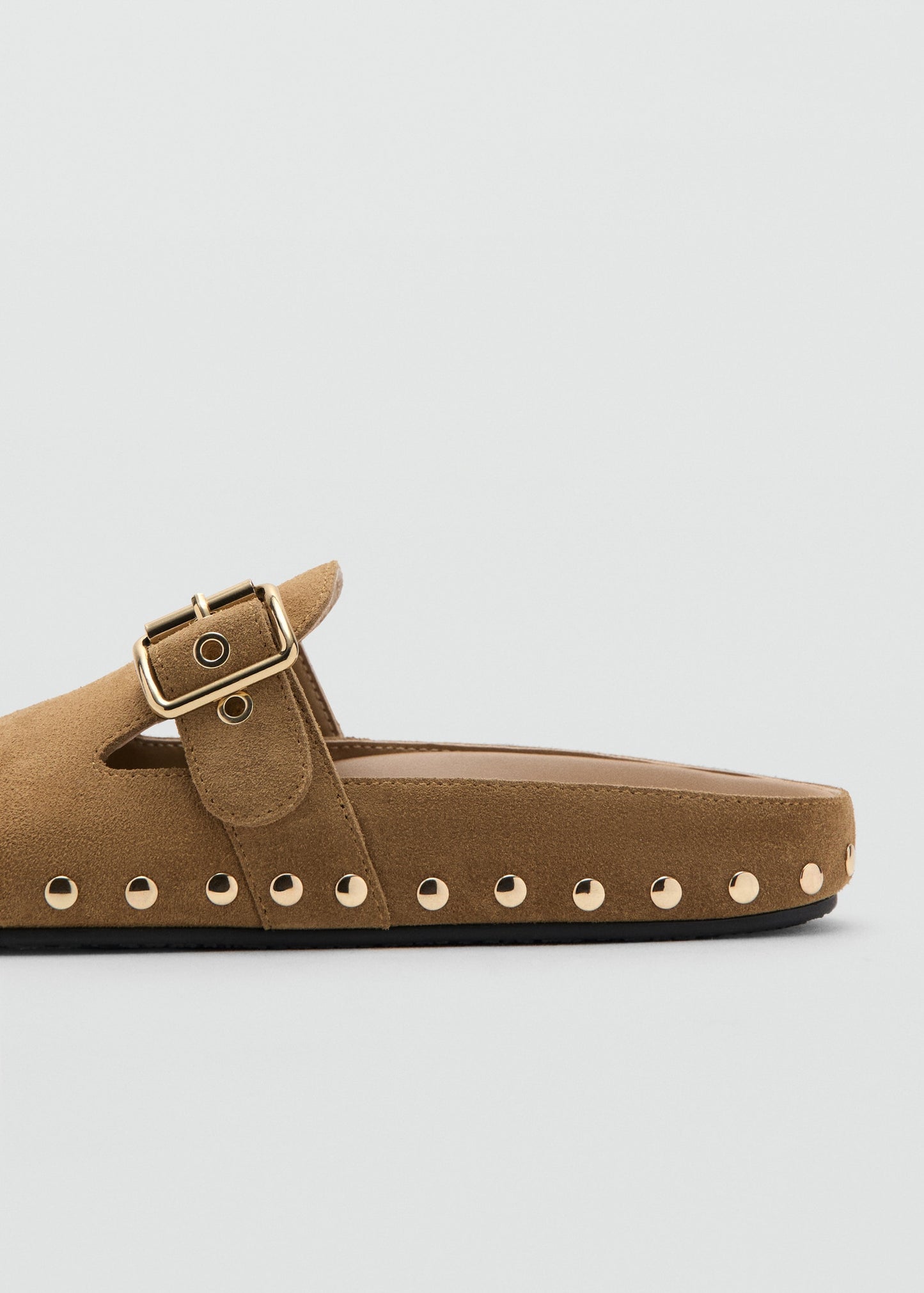 Studded leather shoes