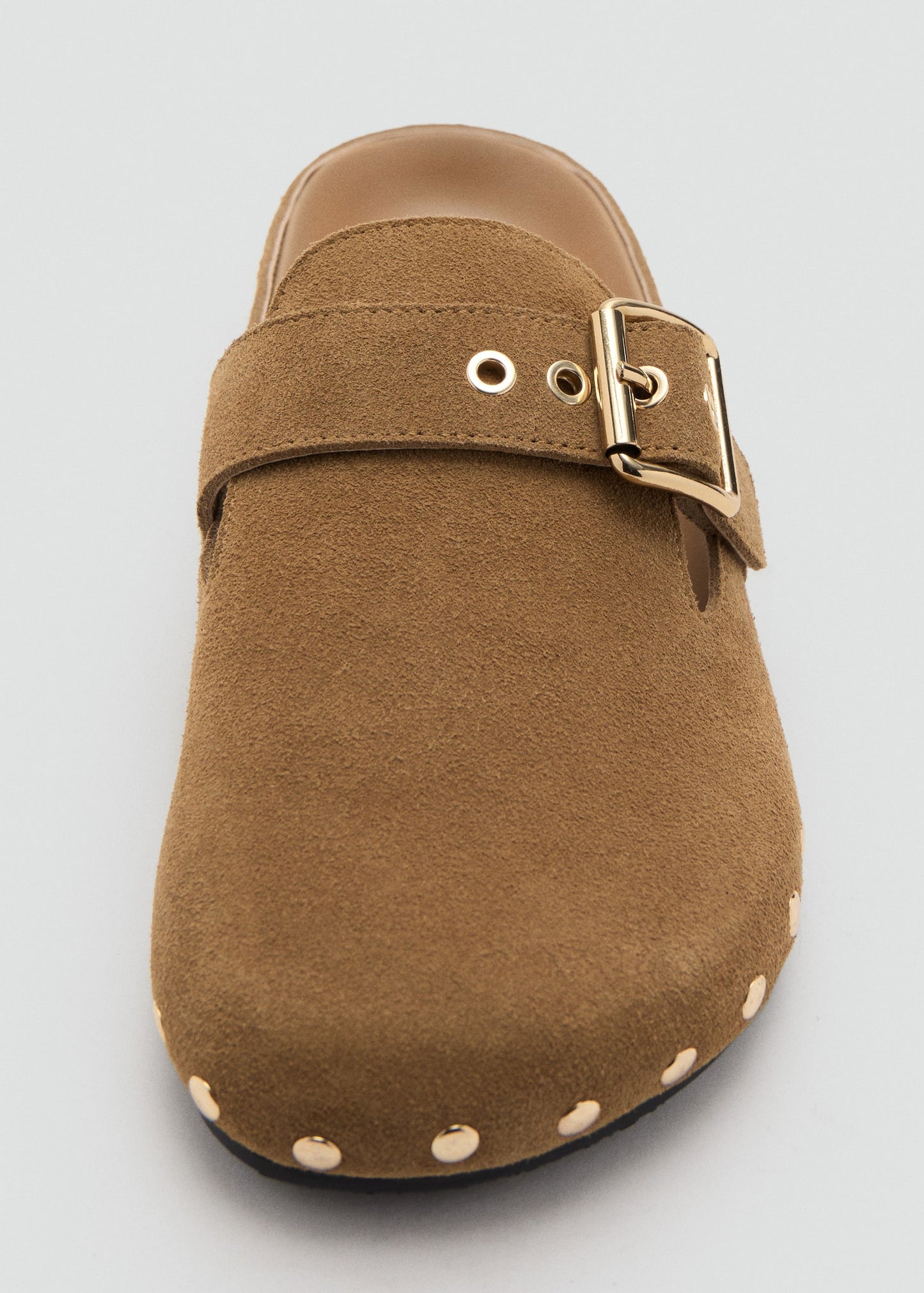 Studded leather shoes
