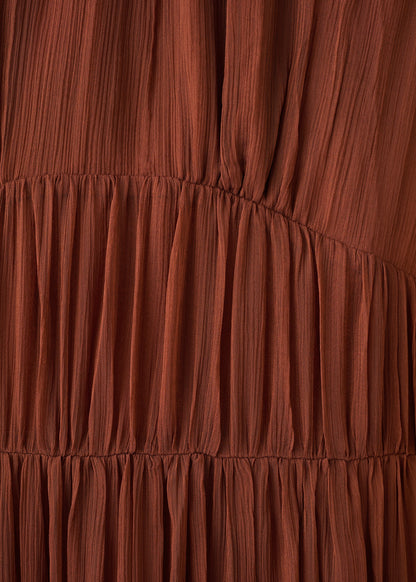 Chiffon panel dress