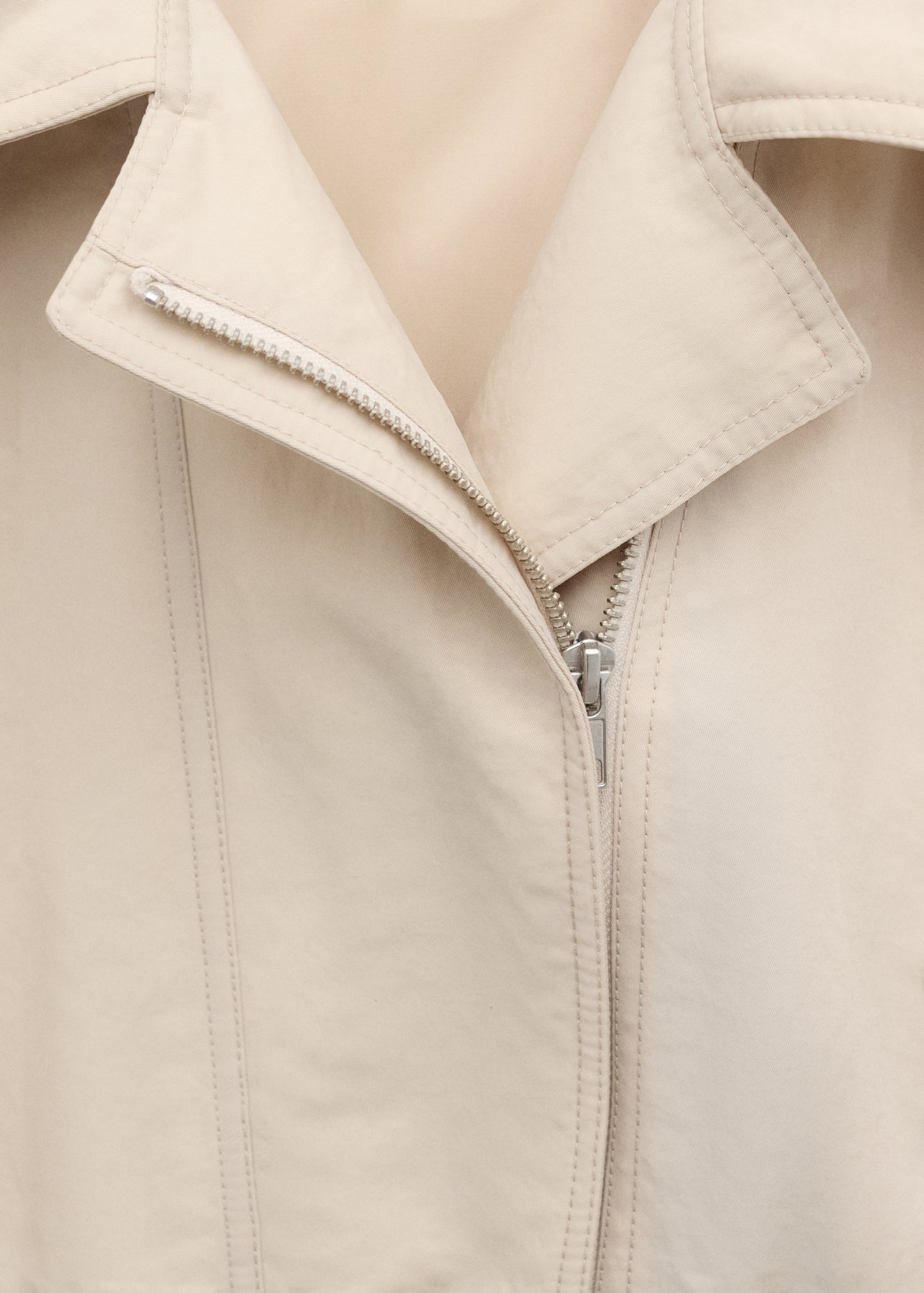 Oversized jacket with gathered waist