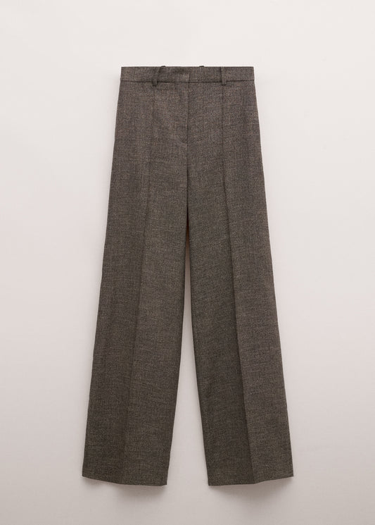 Flecked suit trousers