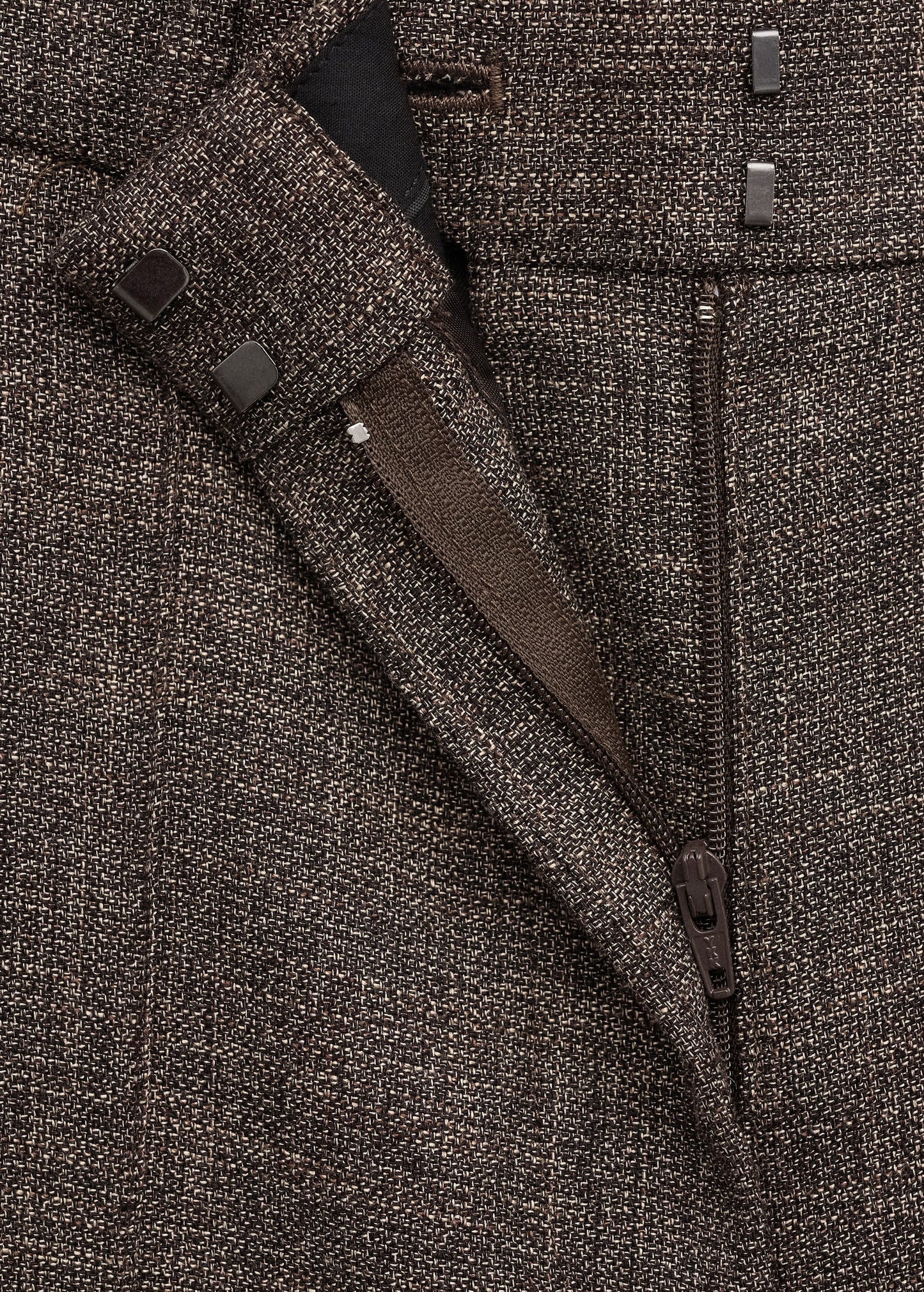 Flecked suit trousers
