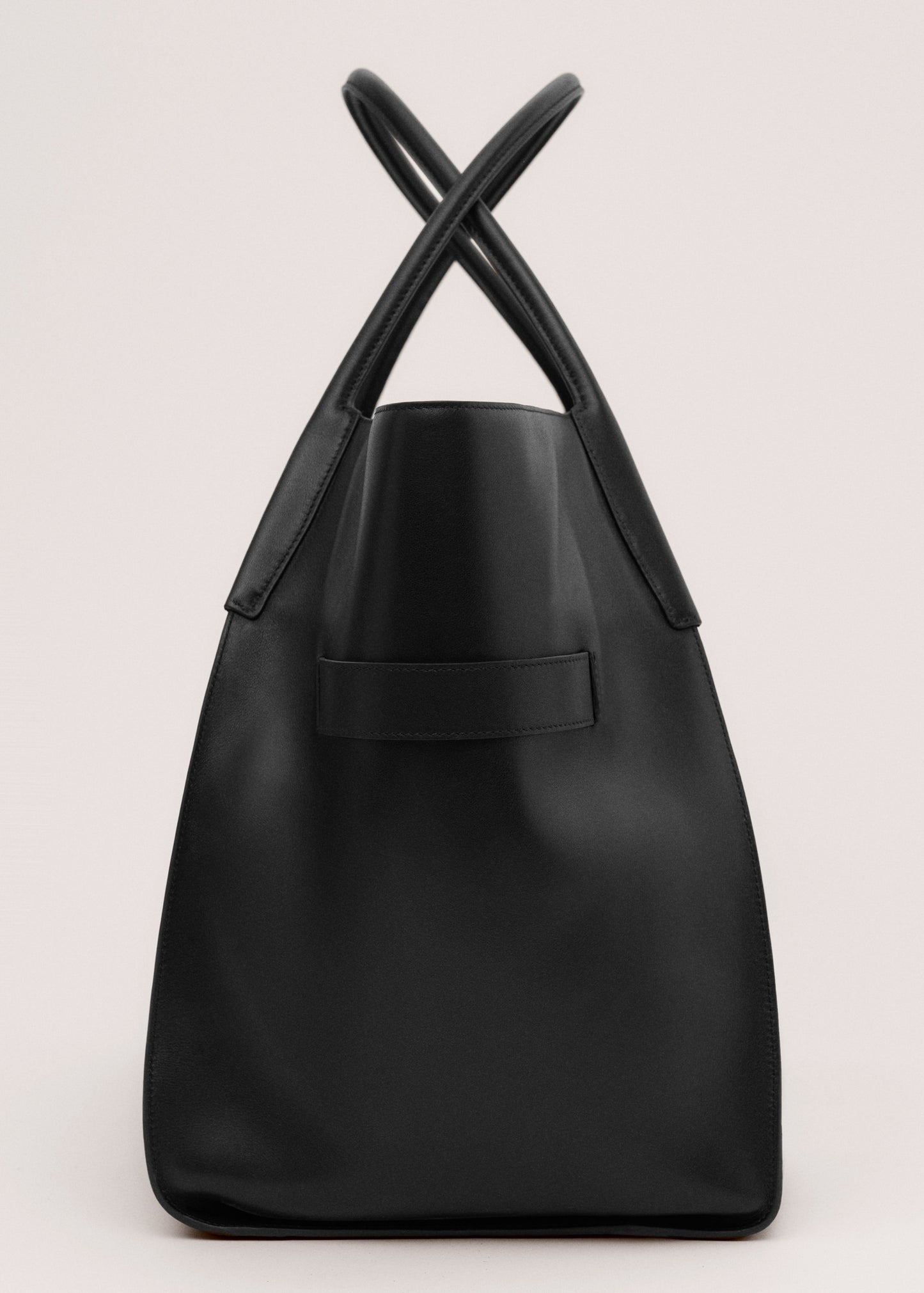 100% leather maxi shopper bag