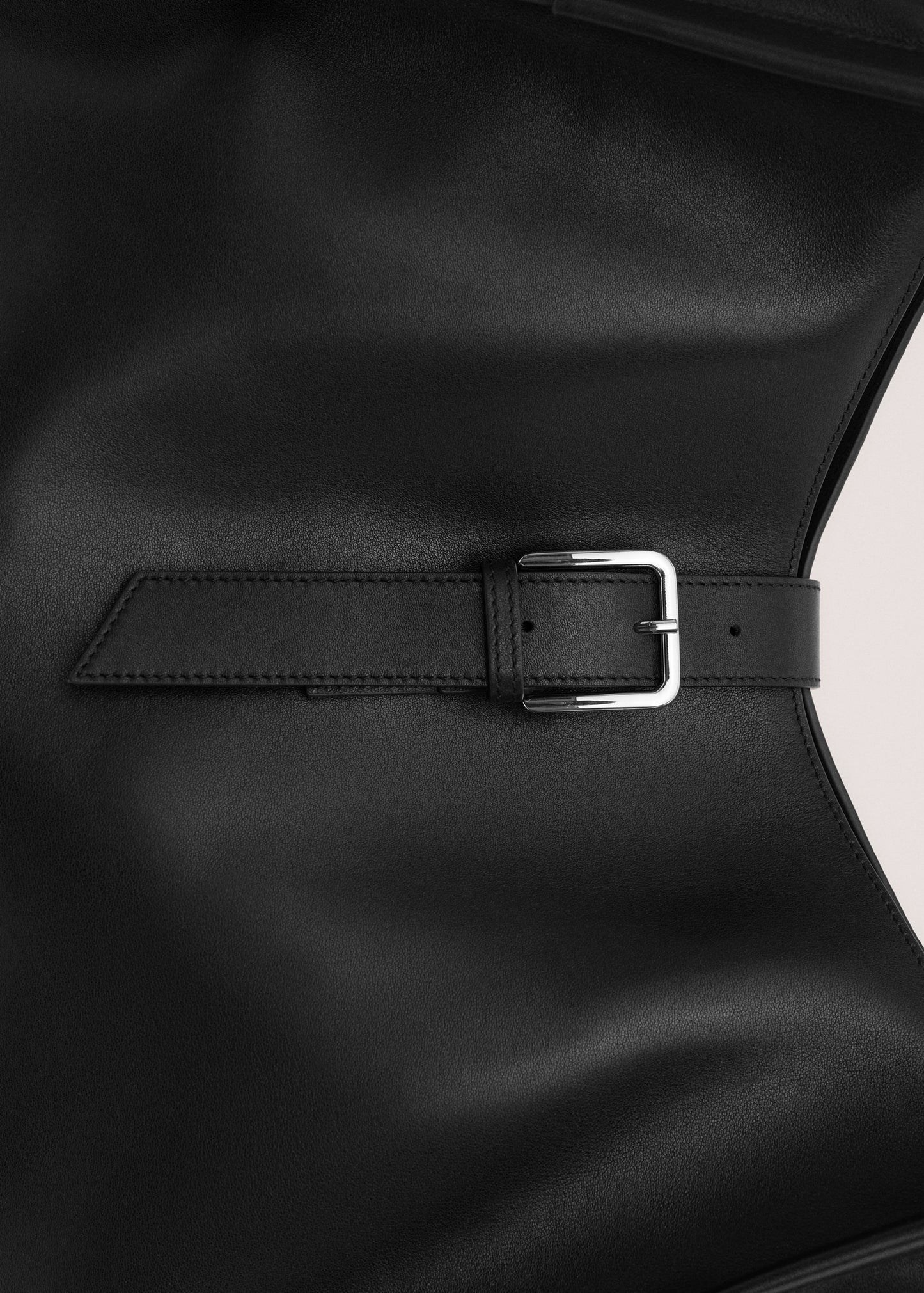 100% leather maxi shopper bag