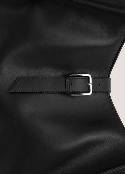 100% leather maxi shopper bag