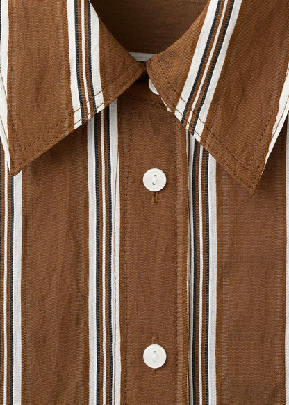 Striped straight shirt