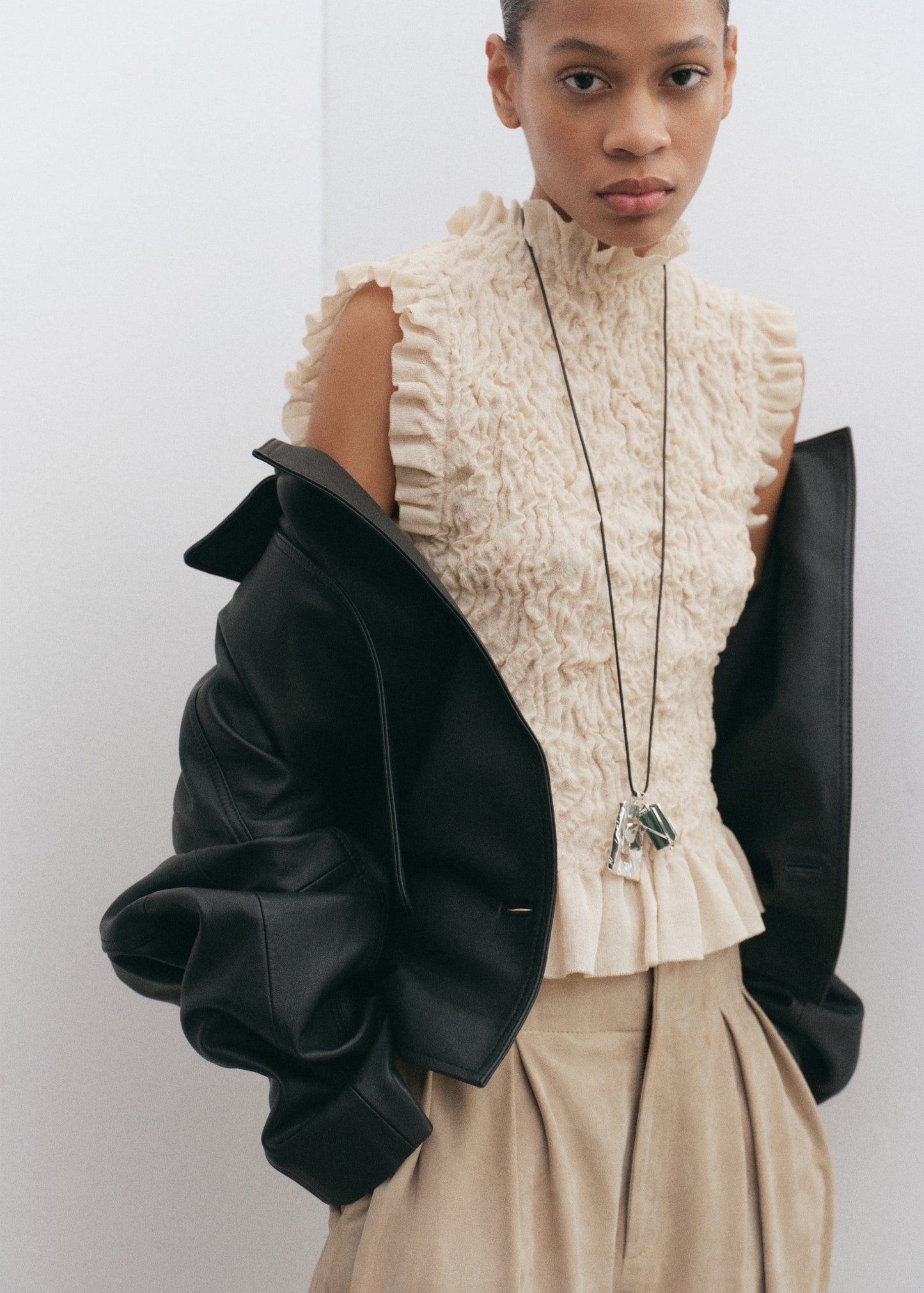 Textured knit top