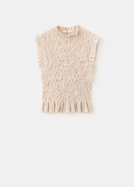 Textured knit top