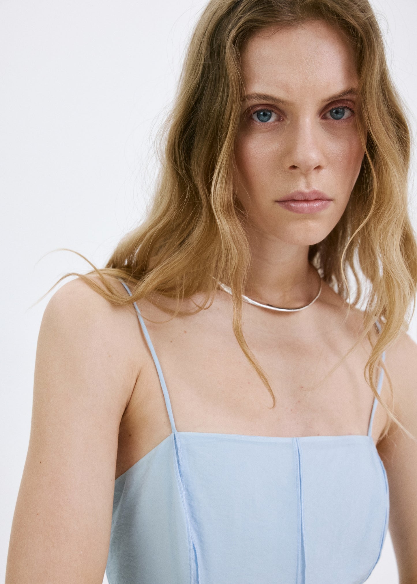 A-line lyocell dress