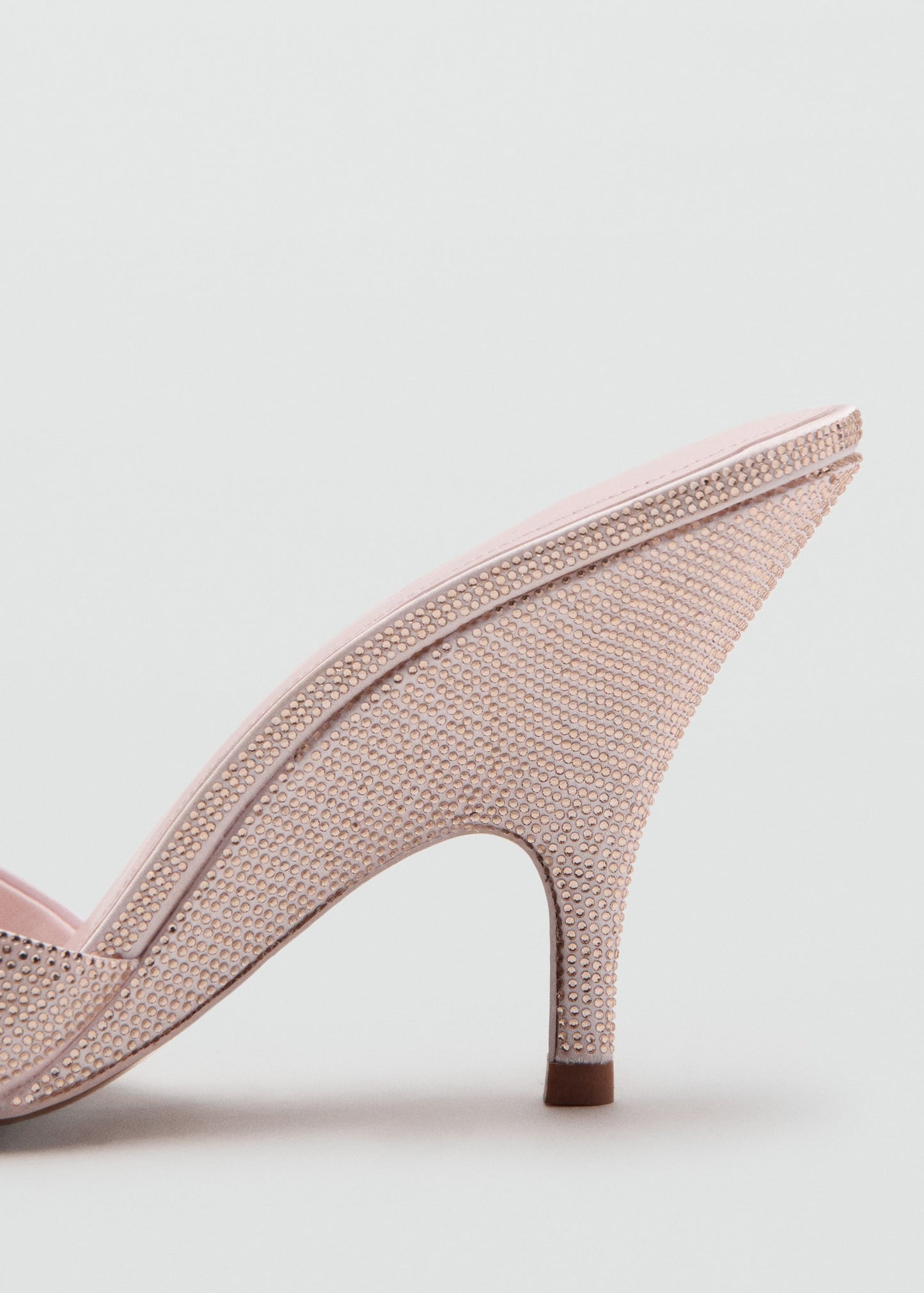 Wedge heeled sandals with rhinestones