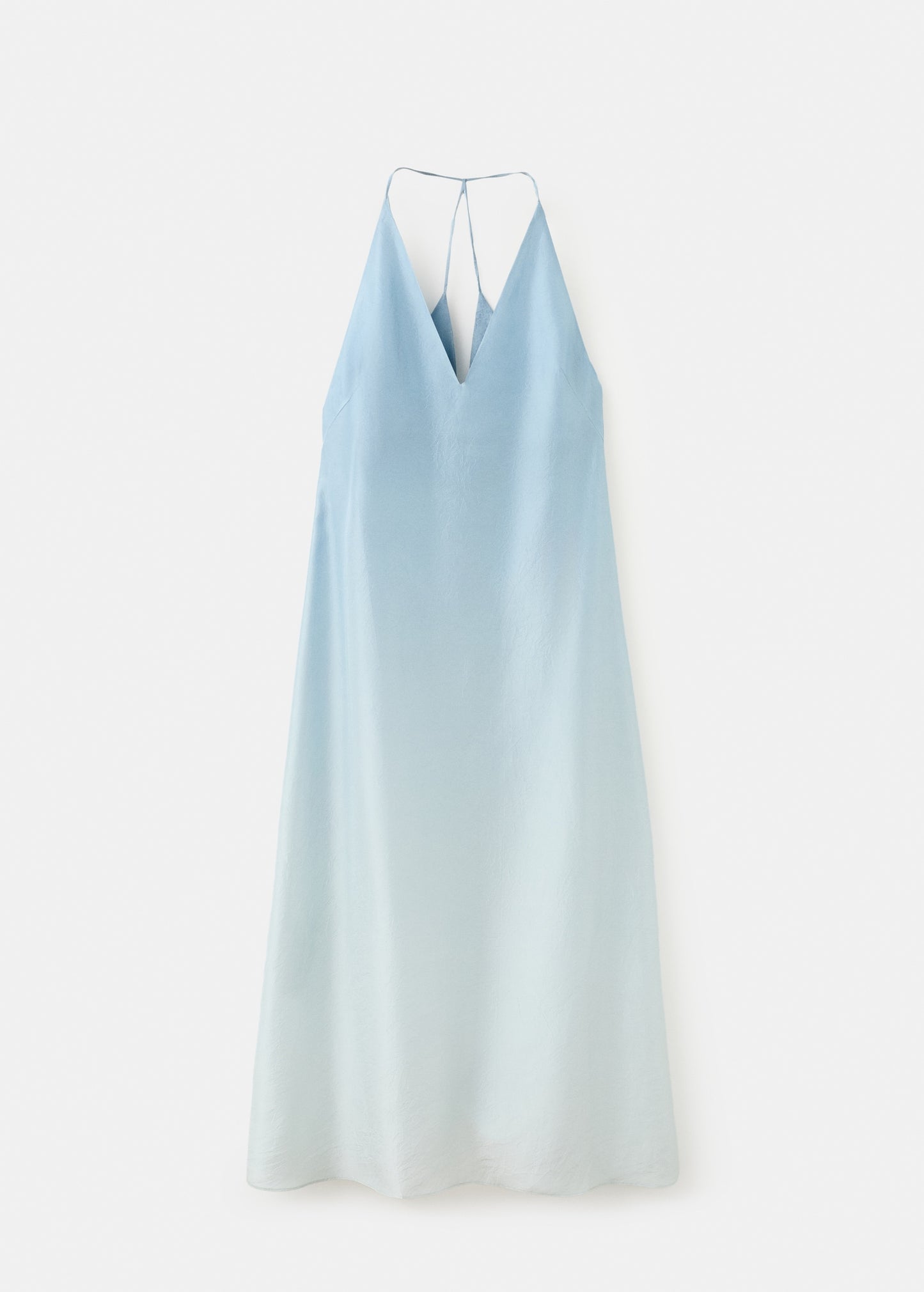 Ombre silk dress