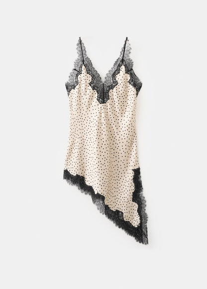 Polka dots lace top