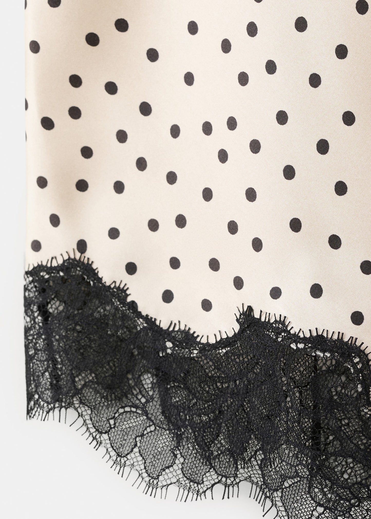 Polka dots lace top