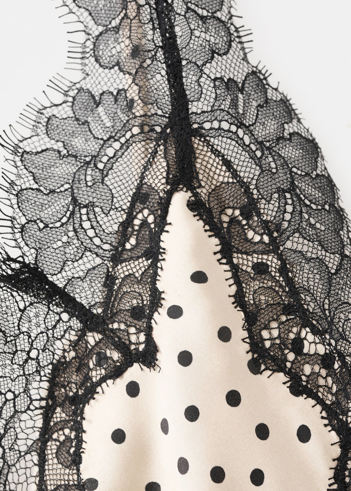 Polka dots lace top