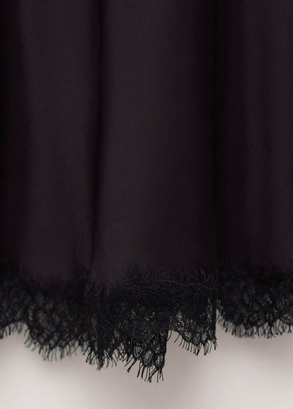 Lace dress with opening