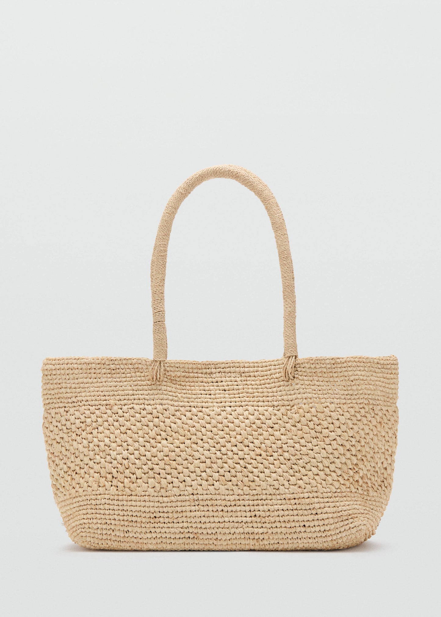 Natural fibre tote bag