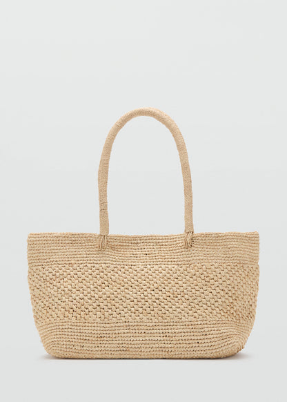 Natural fibre tote bag