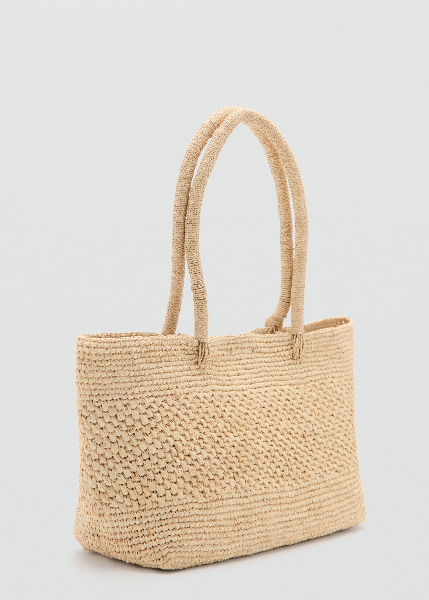 Natural fibre tote bag