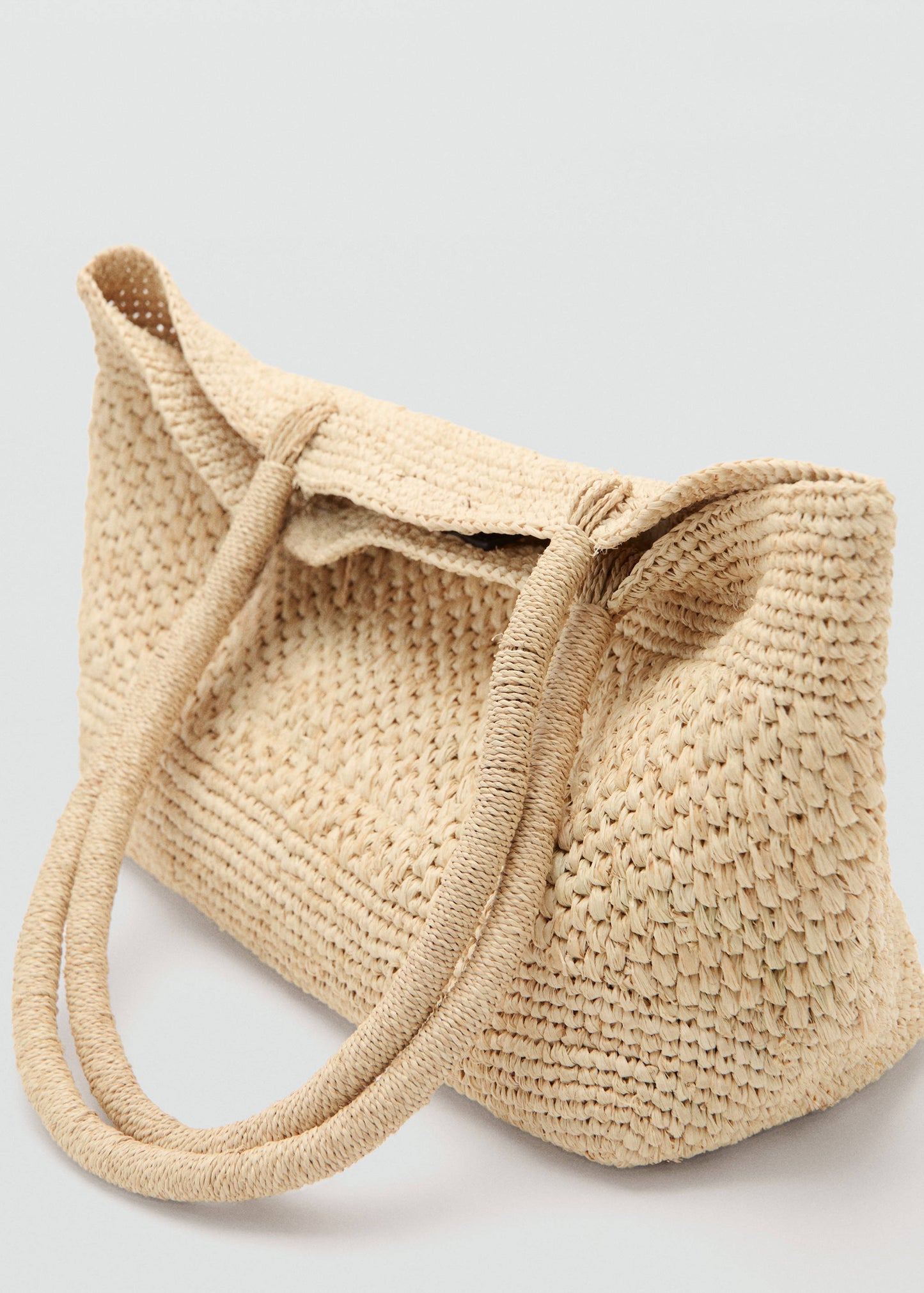 Natural fibre tote bag