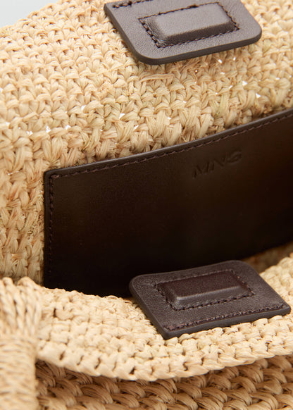 Natural fibre tote bag